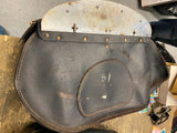 Vtg Buco Leather Saddlebags Knucklehead Panhead Flathead Mounts Orig Period Bags