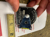 Vtg USA Magnetic Craftstman Protractor Lever Rule Square Tool 1/16 Scale Machini