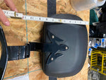 Drivers Backrest Harley Touring FLH Glide Orange Stitch Road Street King Ultra