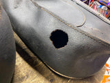 Vtg Buco Leather Saddlebags Knucklehead Panhead Flathead Mounts Orig Period Bags