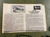 Vintage 1973 Revell William Barker's Sopwith Camel Model Airplane Kit H-291