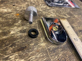 Chrome Seat Bolt kit Cover Harley Sportster Touring Softail dyna 1/4x20 Heritage