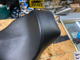 Danny gray Solo Seat Harley Heritage Softail Fatboy 2000-06 Std Tire Leather Cus