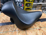Danny gray Solo Seat Harley Heritage Softail Fatboy 2000-06 Std Tire Leather Cus