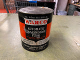 Vintage Warco Automatic Transmission Fluid One Gallon Cardboard Oil Gas Can