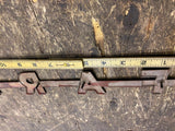 Vtg Farmall Internationa Farm tractor Hood Side Cover Emblem Badge Stainless 25"