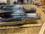 OEM Slash Down mufflers Harley Touring FLH Glide 95-16 Screamin Eagle Road king