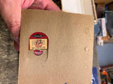 Vtg Gillette Razor Blades Shaving NOS Orig Advertising Display Card Thin 10pk!
