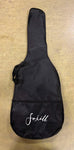 Glarry Burning Fire Glossy Red Electric Bass Guitar W/ Sojill Guitar Case