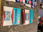 Vtg Gillette Razor Blades Shaving NOS Orig Advertising Display Card Blue Blades!