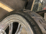Pair Custom Mag Wheels Manhatten Tires 3x16 3x18 Harley Touring Softail Chopper