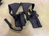 Vintage Made In USA Lot Of 4 Nylon Leather Shoulder & Standard Shooting Holsters