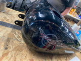 2007 Road King harley Gas Fuel tank FI Black Touring Smalls