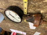 Vtg USG U.S Gauge 0-160 psi Air Gauge Temp Meter 12077-1