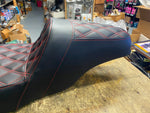 Step up Seat Harley Touring 2008^ Street Glide Ultra Classic Bagger Red Diamond