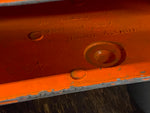 Vtg Hubley Diesel Road Steam Roller 50's Toy Heavy Equipment Tractor Orange 480