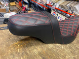 Step up Seat Harley Touring 2008^ Street Glide Ultra Classic Bagger Red Diamond