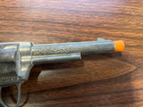 Vintage 1960s Made In USA Gabriel Diecast Cap Shooting Toy Tested Works Cowboy