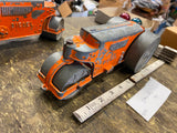 Vtg Hubley Diesel Road Steam Roller 50's Toy Heavy Equipment Tractor Orange 480