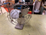 Vintage Montgomery Ward Oscillating Desk Top Mount Plug In Fan Tested Works