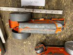 Vtg Hubley Diesel Road Steam Roller 50's Toy Heavy Equipment Tractor Orange 480