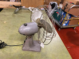 Vintage Montgomery Ward Oscillating Desk Top Mount Plug In Fan Tested Works
