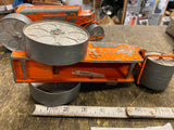 Vtg Hubley Diesel Road Steam Roller 50's Toy Heavy Equipment Tractor Orange 480