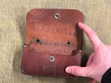 Vintage Bucheimer Leather Amo Carrying Pouch Case Hunting Military #55