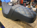 Step up Seat Harley Touring 2008^ Street Glide Ultra Classic Bagger Blue Diamond