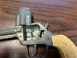 Vintage 1960s Made In USA Gabriel Diecast Cap Shooting Toy Tested Works Cowboy