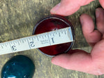 Vtg Glass Lens Green red Boat Marine lights Airplane Navigation 1 3/4 Maritime