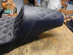 Step up Seat Harley Touring 2008 Street Glide Ultra Classic Bagger White Diamond