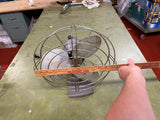 Vintage Montgomery Ward Oscillating Desk Top Mount Plug In Fan Tested Works