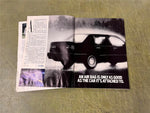 Vtg January 1992 Automobile Nissan 300ZX Turbo, BMW 325 Magazine