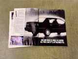 Vtg January 1992 Automobile Nissan 300ZX Turbo, BMW 325 Magazine