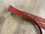 Vintage Made In USA Hunter Brown Leather Hunting Shooting Tool Belt