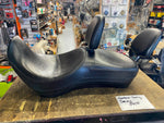 Dual Touring Seat Harley Deuce FXSTD Corbin Drivers Passenger Backrest Leather