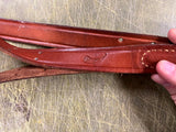 Vintage Made In USA Hunter Brown Leather Hunting Shooting Tool Belt