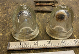 Vtg gilbarco gas pump lens clear sight glass NOS 1930's Service Station GArage!