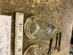 Vtg gilbarco gas pump lens clear sight glass NOS 1930's Service Station GArage!