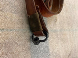 Vtg Leather Sling Strap Rifle Hunting Embossed Bear Dear M1 garand Sks?