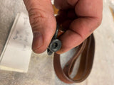 Vtg Leather Sling Strap Rifle Hunting Embossed Bear Dear M1 garand Sks?