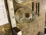 Vtg gilbarco gas pump lens clear sight glass NOS 1930's Service Station GArage!