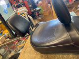 Dual Touring Seat Harley Deuce FXSTD Corbin Drivers Passenger Backrest Leather