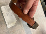 Vtg Leather Sling Strap Rifle Hunting Embossed Bear Dear M1 garand Sks?