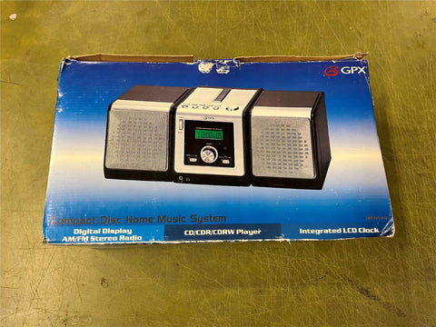 GPX HM2014DP CD Home Music System with Digital Readout AM/FM Radio