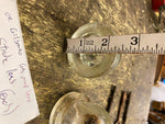 Vtg gilbarco gas pump lens clear sight glass NOS 1930's Service Station GArage!