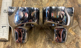 OEM 2" Chrome Handlebar Risers Harley Heritage softail Sportster Dyna FXR Choppe