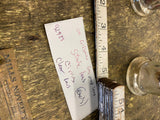 Vtg gilbarco gas pump lens clear sight glass NOS 1930's Service Station GArage!