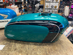 1971 NOS OEM Honda CB CL 350 Gas Tank Orig Paint CB350 CL350 Green Black Factory